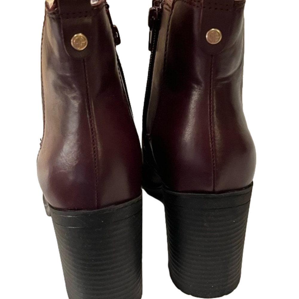 𝅺New! Giani Bernini Womens Korma Leather Almond Toe Ankle Chelsea - Picture 11 of 15